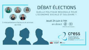 Régionales en Nouvelle-Aquitaine : le débat d’entre-deux tours sur l’ESS