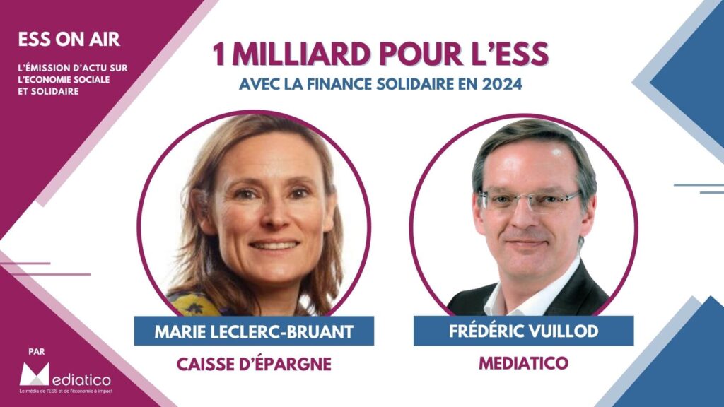Caisse d’Épargne : 1 milliard d’euros pour l’économie sociale et solidaire en 2024