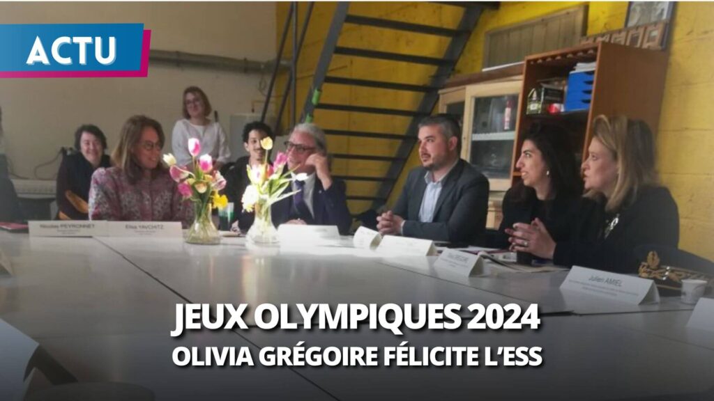 Jeux Olympiques : Olivia Grégoire met en lumière les entreprises de l’ESS